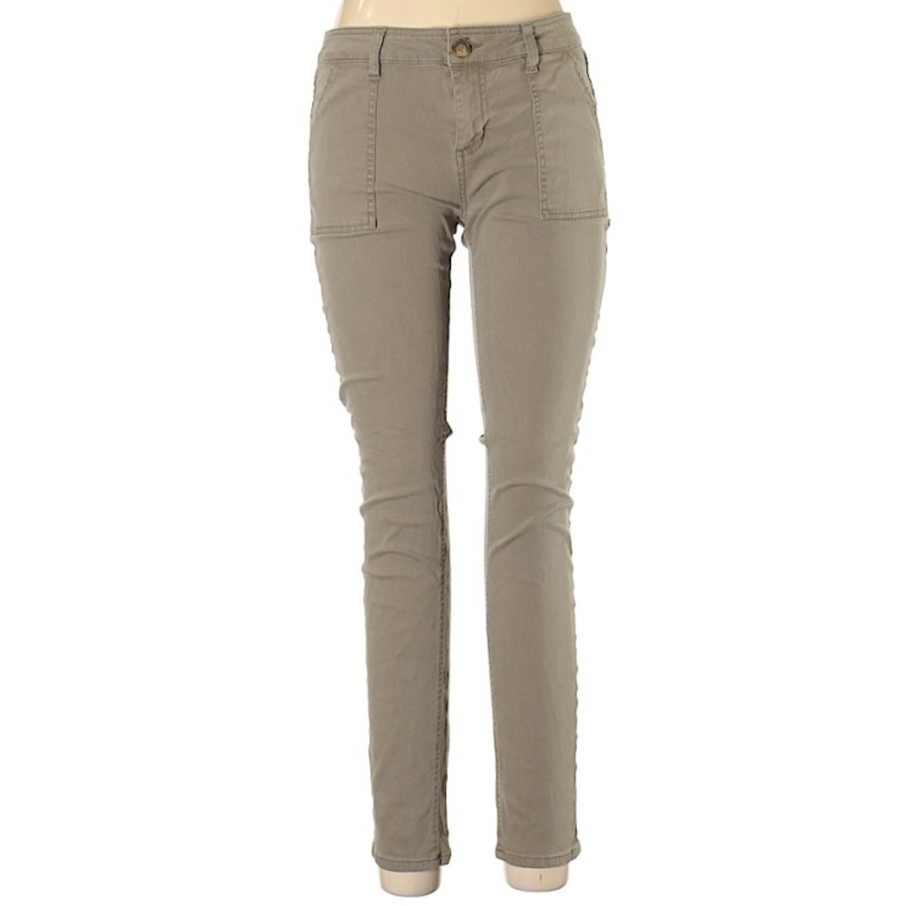 Love Fire Military Green Straight Leg skinny Pant Sz 9 juniors